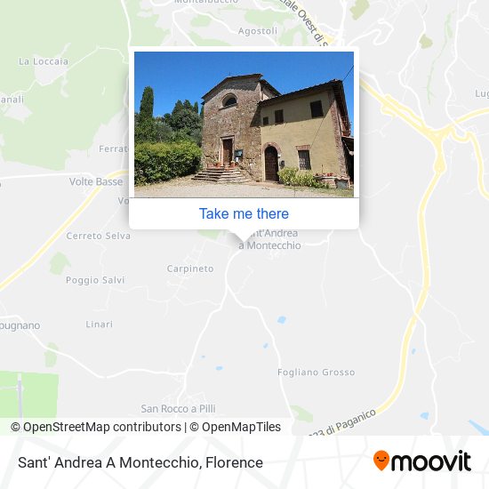 Sant' Andrea A Montecchio map