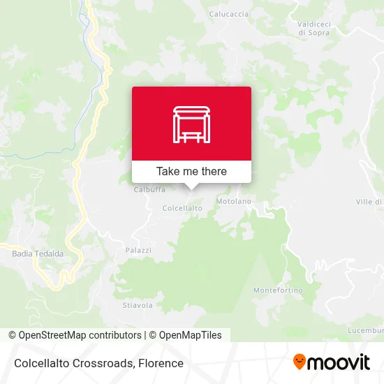 Colcellalto Crossroads map