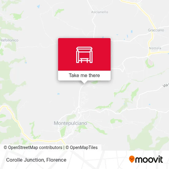 Corolle Junction map