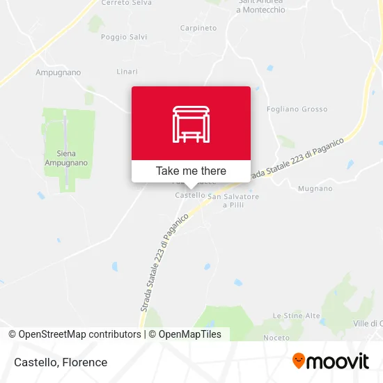 Castello map