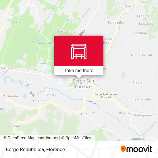 Borgo Repubblica map