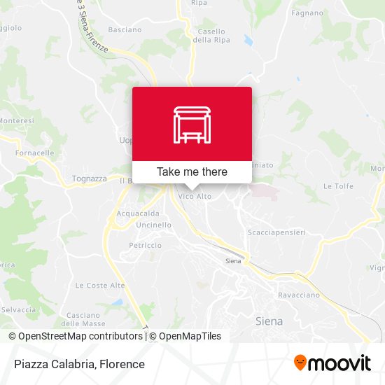 Piazza Calabria map