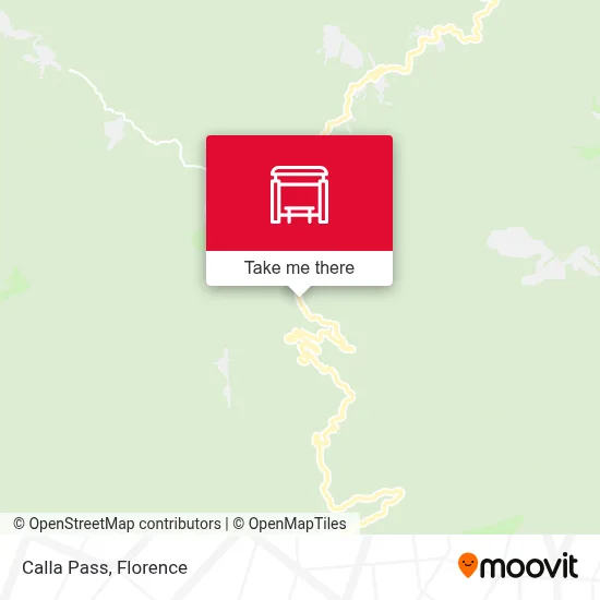 Calla Pass map