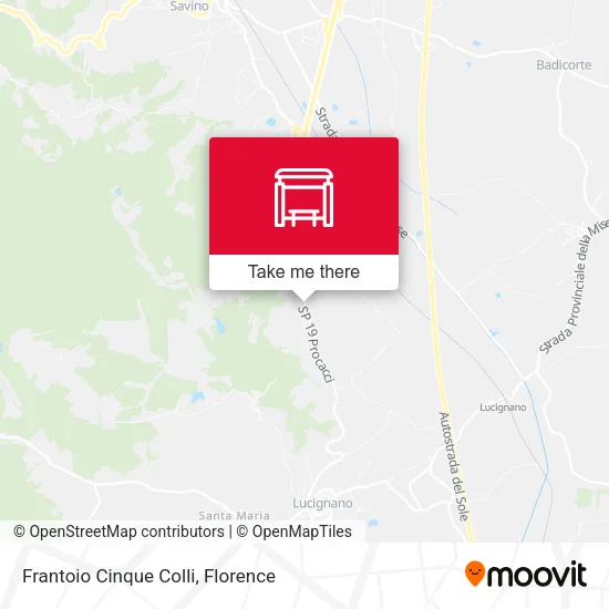 Frantoio Cinque Colli map