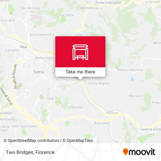 Two Bridges map