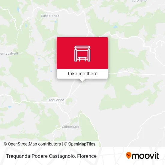 Trequanda-Podere Castagnolo map