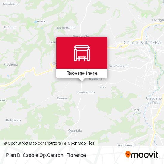 Pian Di Casole Op.Cantoni map