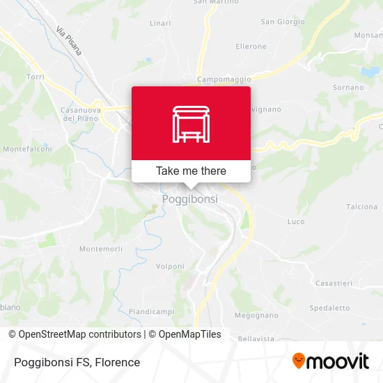 Poggibonsi FS map