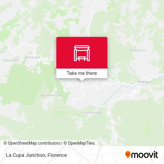 La Cupa Junction map