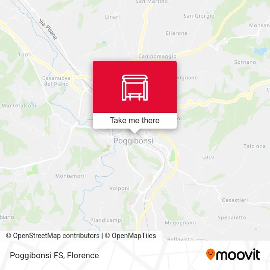 Poggibonsi FS map