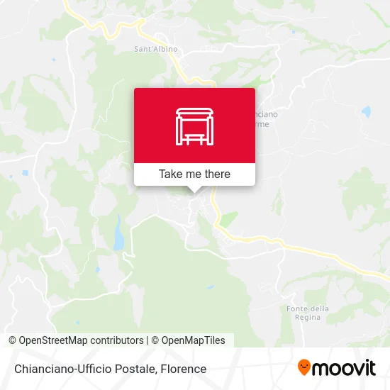 Chianciano-Ufficio Postale map