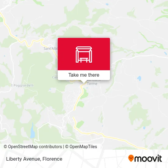 Liberty Avenue map