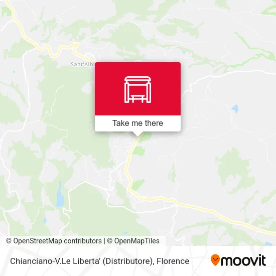 Chianciano-V.Le Liberta' (Distributore) map
