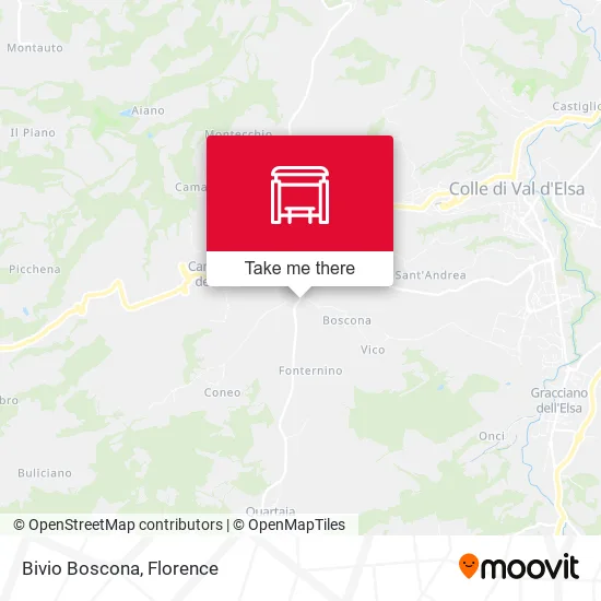 Bivio Boscona map