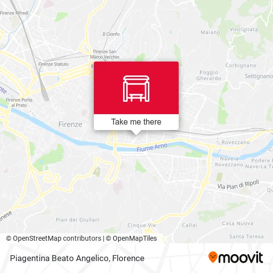 Piagentina Beato Angelico map