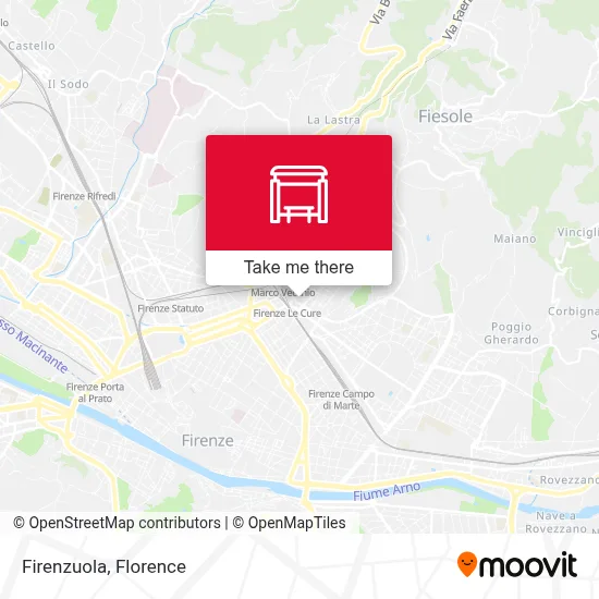 Firenzuola map
