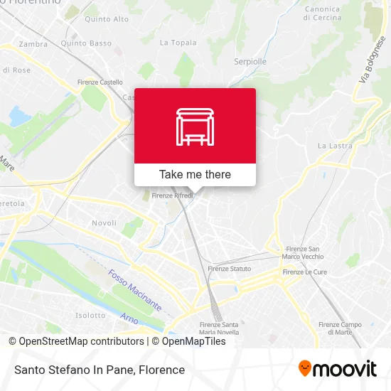 Santo Stefano In Pane map