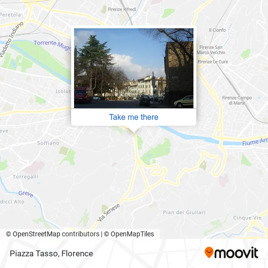 Piazza Tasso map