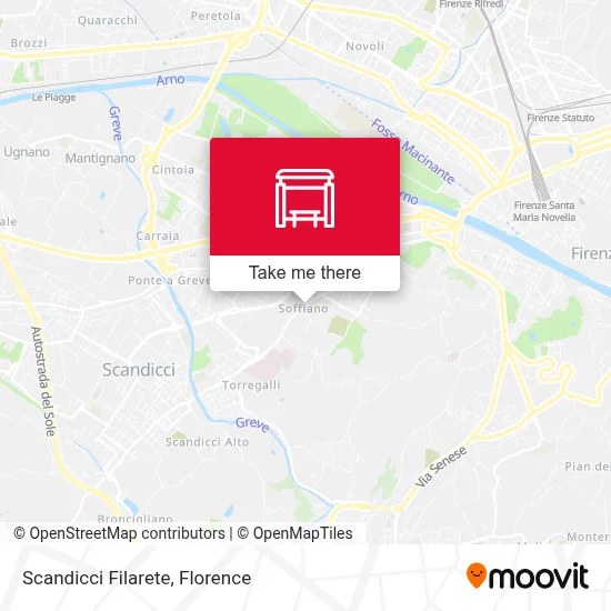 Scandicci Filarete map