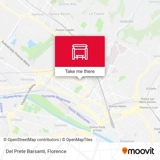 Del Prete Barsanti map