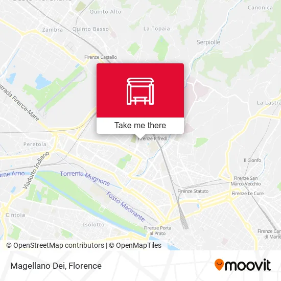 Magellano Dei map