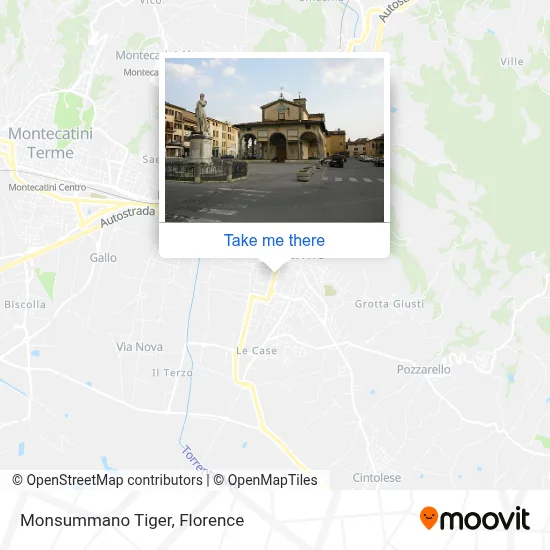 Monsummano Tiger map