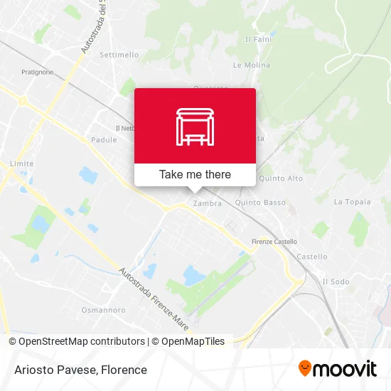 Ariosto Pavese map