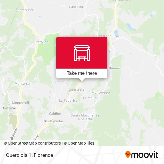 Querciola 1 map