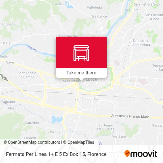 Fermata Per Linea 1+ E 5 Ex Box 15 map