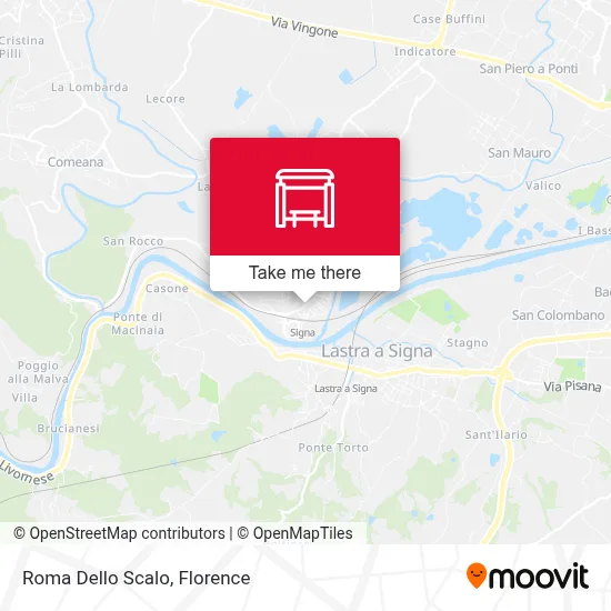 Roma Dello Scalo map
