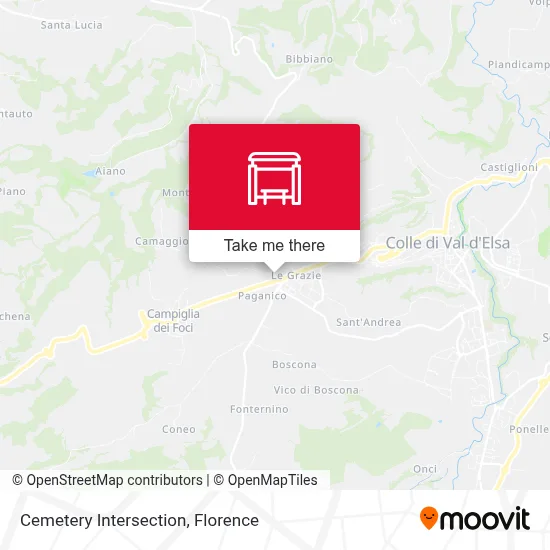 Cemetery Intersection map