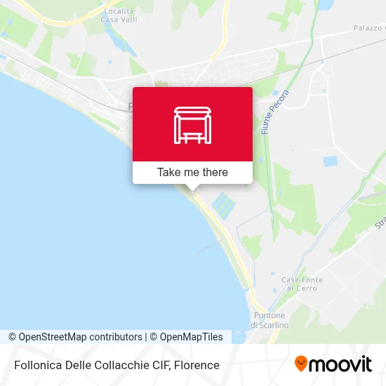 Follonica Delle Collacchie CIF map