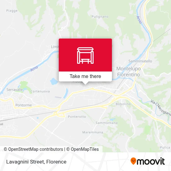 Lavagnini Street map