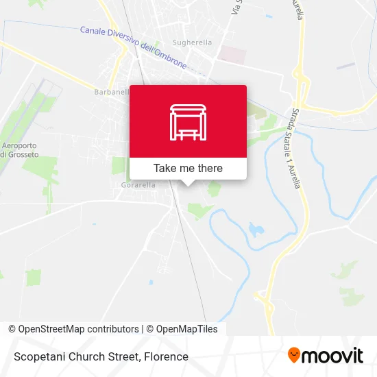 Scopetani Church Street map