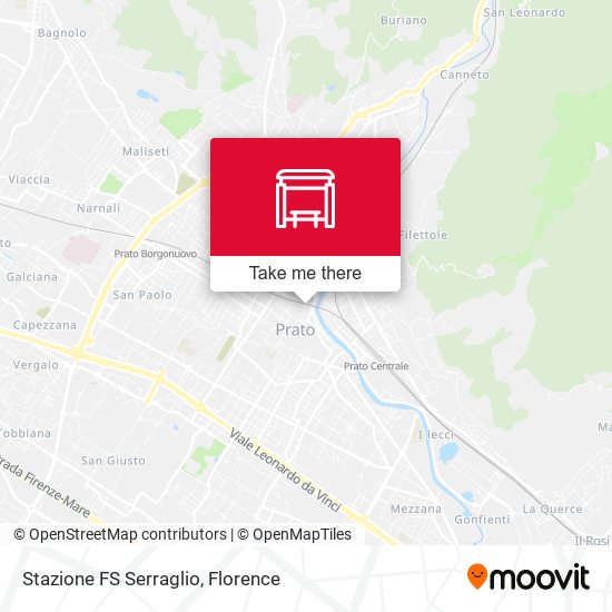 Stazione FS Serraglio map