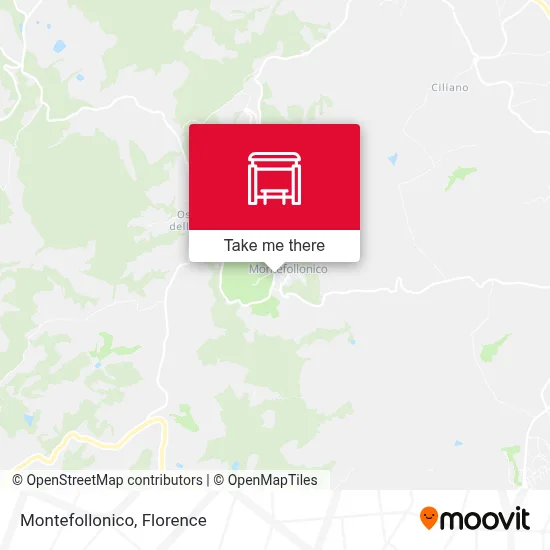 Montefollonico map