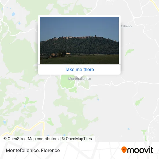 Montefollonico map