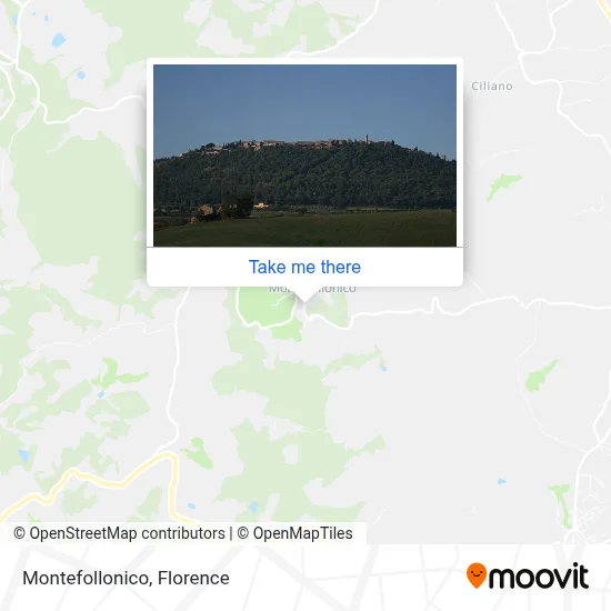 Montefollonico map