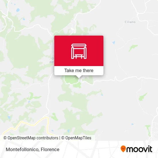 Montefollonico map
