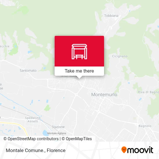 Montale Comune. map