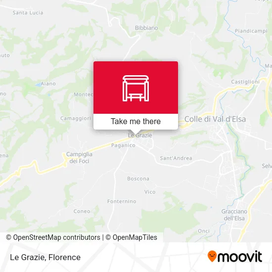 Le Grazie map