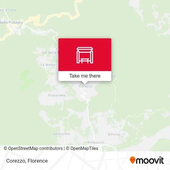 Corezzo map