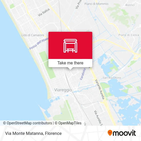 Via Monte Matanna map