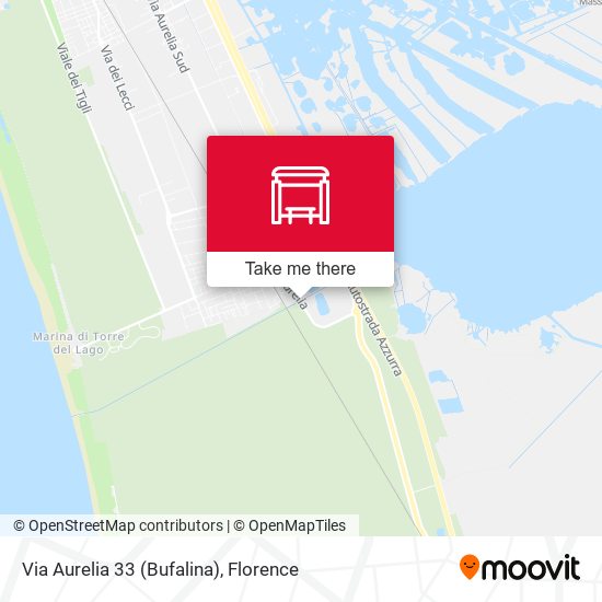 Via Aurelia 33 (Bufalina) map