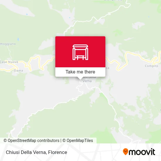 Chiusi Della Verna map