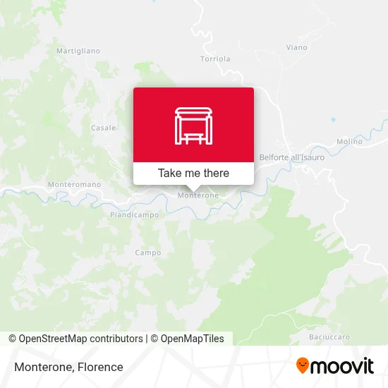 Monterone map