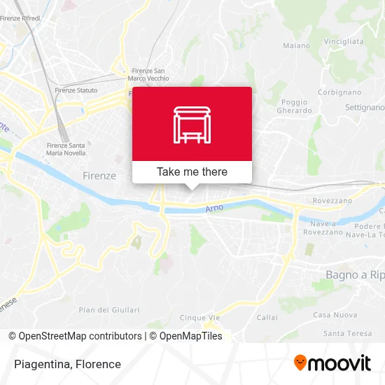 Piagentina map