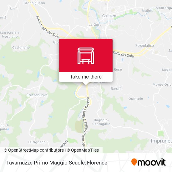 Tavarnuzze Primo Maggio Scuole map