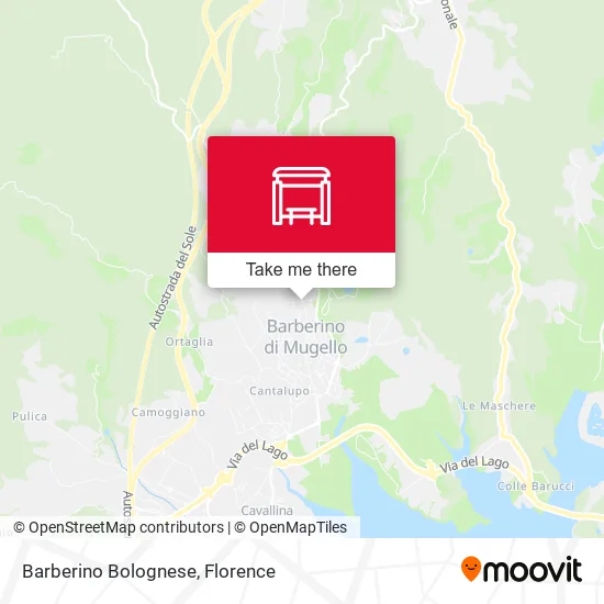 Barberino Bolognese map