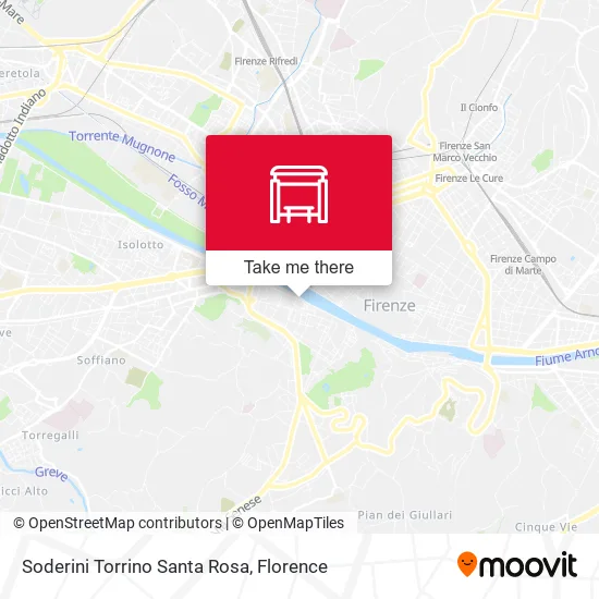 Soderini Torrino Santa Rosa map